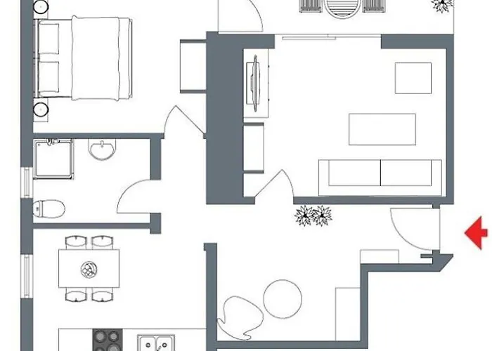 Aux Deux Colombes Avec Balcon Et Garage * パミエ